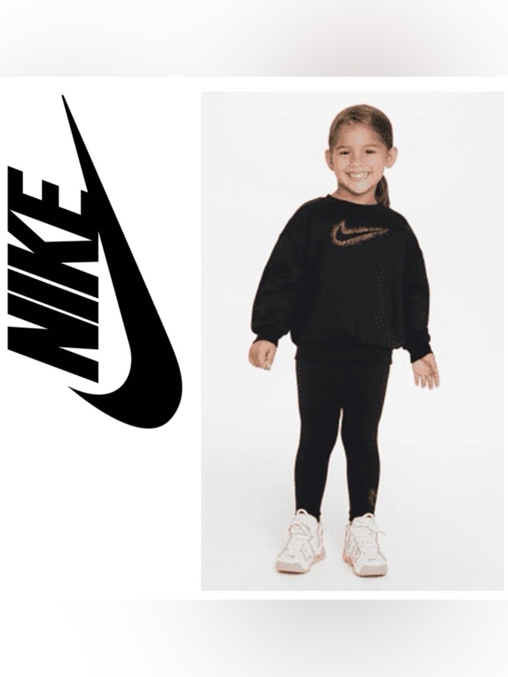 Nike crew & legging set, 2 pc, NWOT